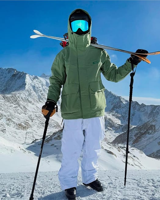 Klant @ytsteepsteep in Dope Acme Snowboard jas Heren Moss Green
