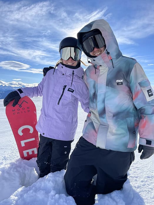 Klant @lucky_l.u.c in Dope Blizzard W Full Zip 24 Snowboard jas Dames Faded Violet
