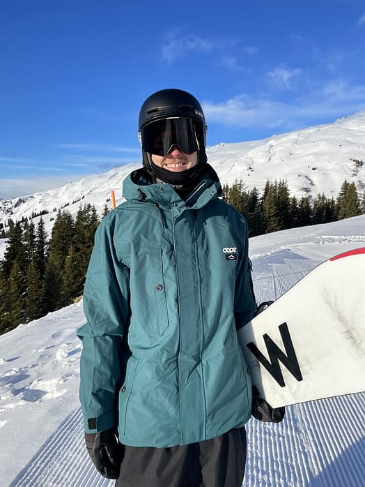 Klant @lucky_l.u.c in Dope Adept Snowboard jas Heren Bottle Green