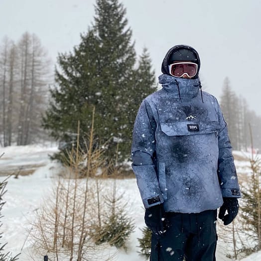 Klant @teozanotti in Dope Blizzard Snowboard jas Heren Dirt