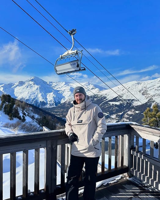 Klant @j.lees99 in Dope Blizzard Snowboard jas Heren Sand