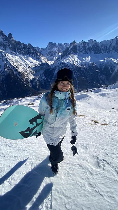 Klant @katrine_isakova in Dope Adept W Snowboard jas Dames Surf
