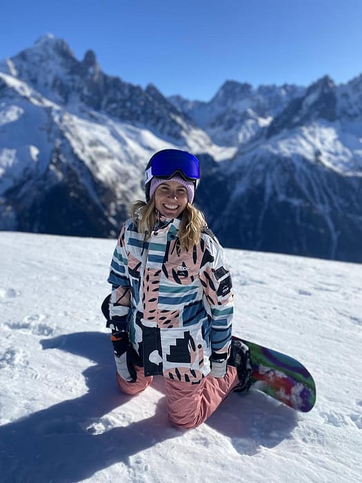 Klant @moonroxyoga in Dope Adept W Snowboard jas Dames Melon
