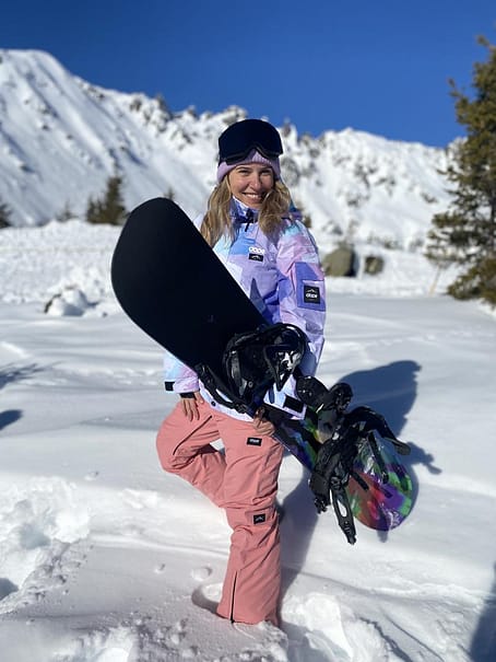 Klant @moonroxyoga in Dope Adept W Snowboard jas Dames Dreams