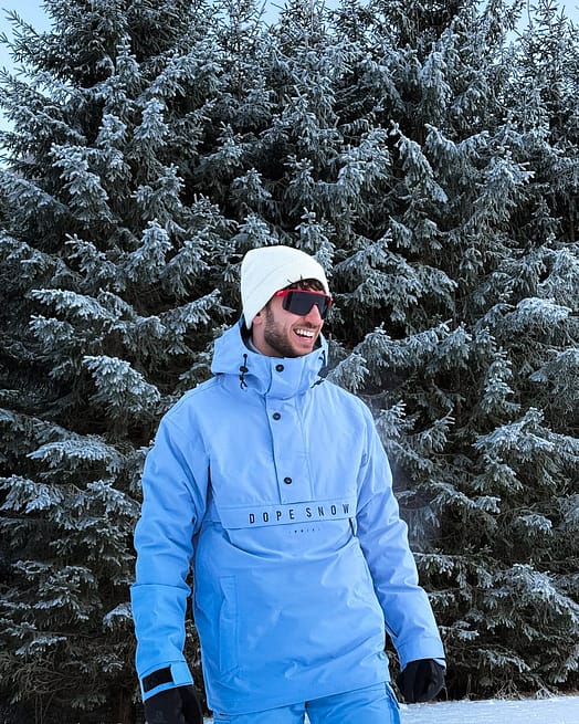 Klant @thomasarge in Dope Legacy Snowboard jas Heren Light Blue
