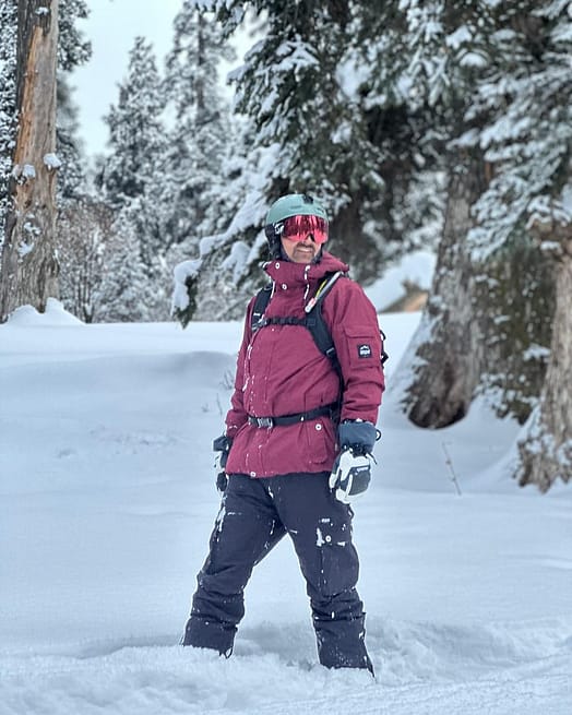 Klant @go_gulmarg_adventures in Dope Iconic Snowboard Broek Heren Black