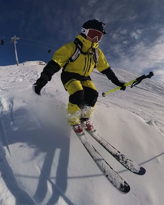 Klant @simonparky1 in Montec Arch Ski jas Heren Bright Yellow/Black