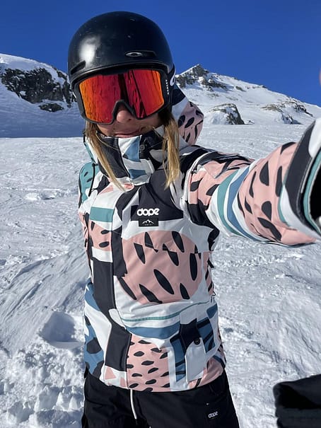 Klant @wolfczy in Dope Adept W Snowboard jas Dames Melon