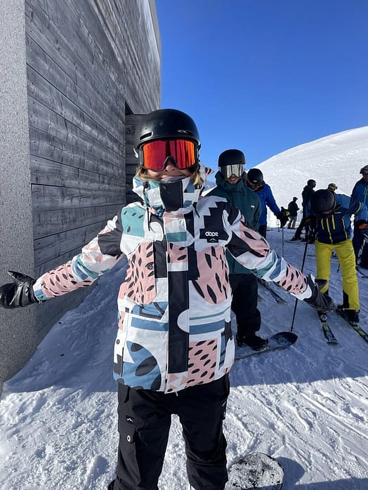Klant @wolfczy in Dope Adept W Snowboard jas Dames Melon