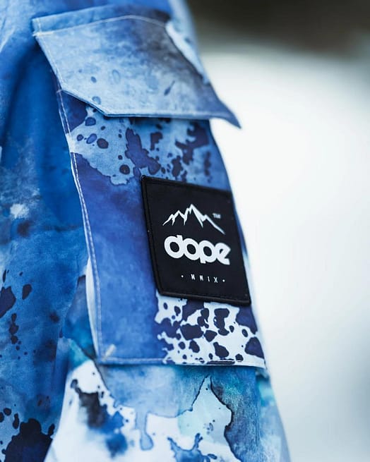 Klant @thomasarge in Dope Adept Ski jas Heren Spray Blue Green