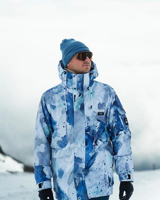 Klant @thomasarge in Dope Adept Ski jas Heren Spray Blue Green