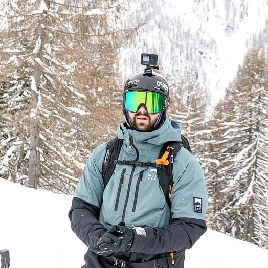 Klant @tobiasheel in Montec Arch Snowboard jas Heren Atlantic/Black