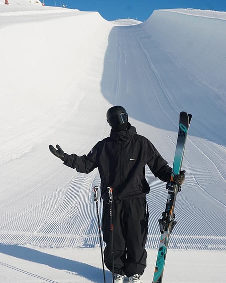 Customer @baumgartner_sam in Dope Big Snowboard Pants Men Black