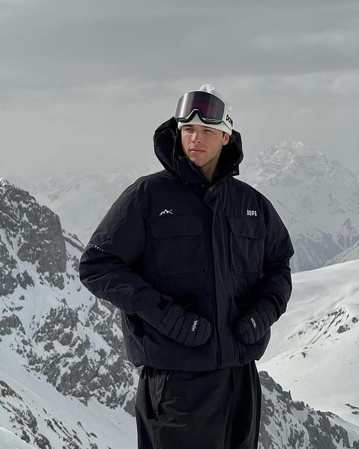 Klant @moritzboll in Dope Zenith Ski jas Heren Black