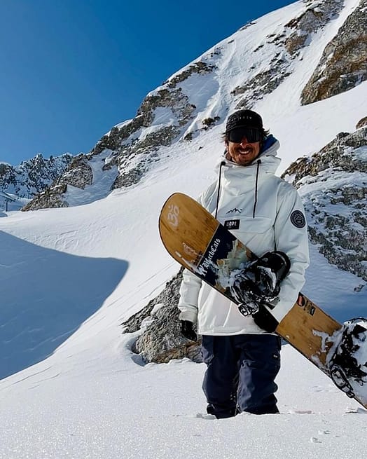 Klant @_aure.boucher_ in Dope Blizzard Ski jas Heren Whitish