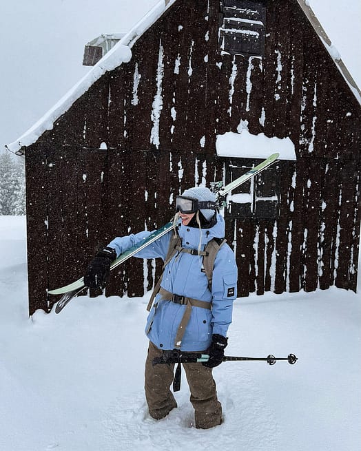 Klant @xagnr in Dope Adept W Snowboard jas Dames Light Blue