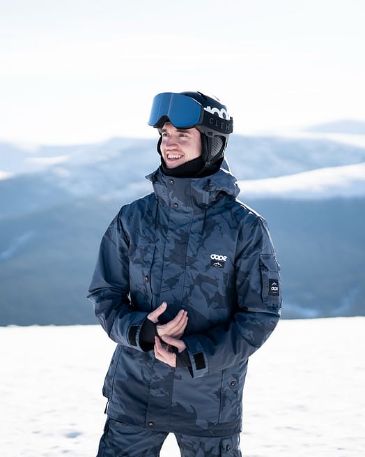 Klant @andrei_blaj in Dope Iconic Snowboard Broek Heren Metal Blue Camo