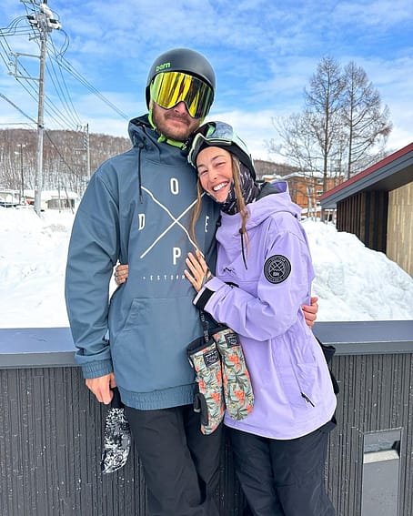 Klant @breepy in Dope Blizzard W Snowboard jas Dames Faded Violet Renewed