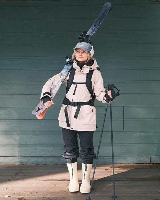 Klant @zadialarouche in Montec Virago W Snowboard jas Dames Sand