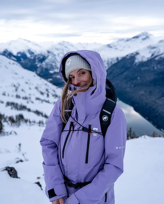 Klant @wandering_withdirtyfeet in Montec Fawk W Snowboard jas Dames Faded Violet