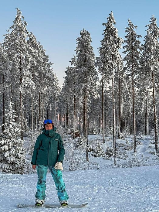 Klant @undefined in Dope Iconic W Snowboard Broek Dames Liquid Green