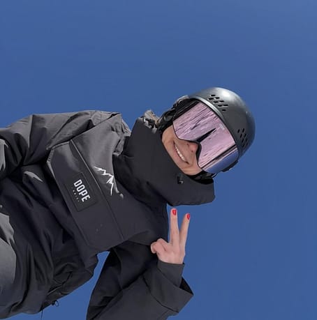 Customer @undefined in Dope Sight Ski Goggles Black/Champagne Mirror