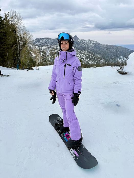 Client @brittanycatore dans Dope Blizzard W Full Zip Veste de Ski Femme Faded Violet