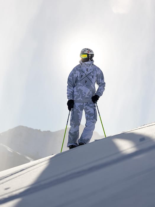 Zákazník @_up.on.life_ v Dope Iconic Lyžařské Kalhoty Pánské Grey Camo