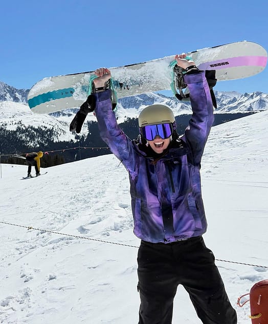 Customer @katie.b.a.ll in Dope Adept W Snowboard Jacket Women Dusk Renewed