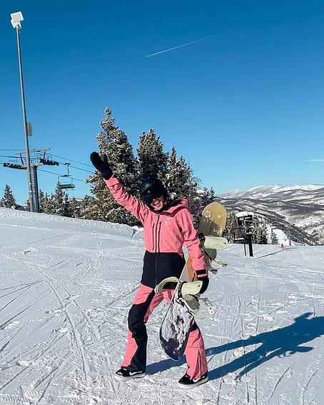 Zákazník @andreapalmisanog v Montec Moss W 21 Bunda na Snowboard Dámské Pink/Black Renewed