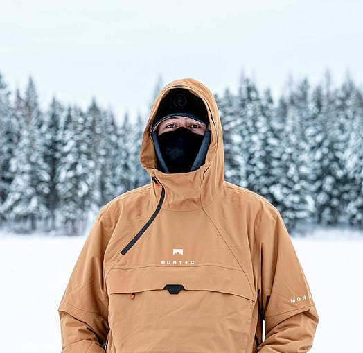 Klient @kata_schae w Montec Dune 21 Kurtka Snowboardowa Mężczyźni Gold