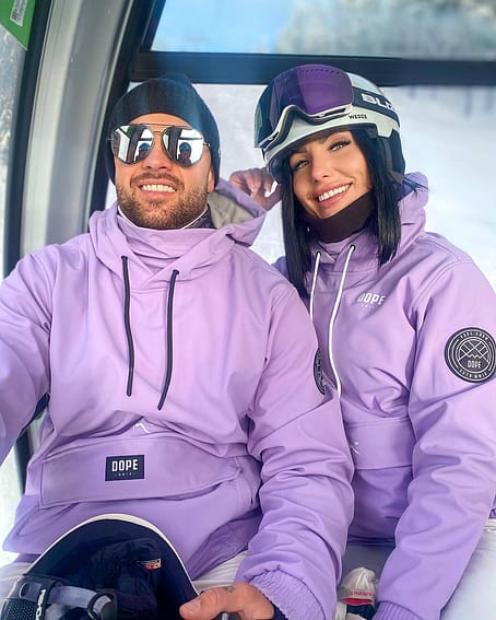 Cliente @b_dylewska_ in Dope Wylie W Giacca Snowboard Donna Capital Faded Violet