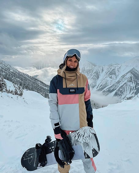 Kunde @holyshitthatsgood i Dope Blizzard LE W Snowboardjakke Dame Limited Edition Patchwork Khaki