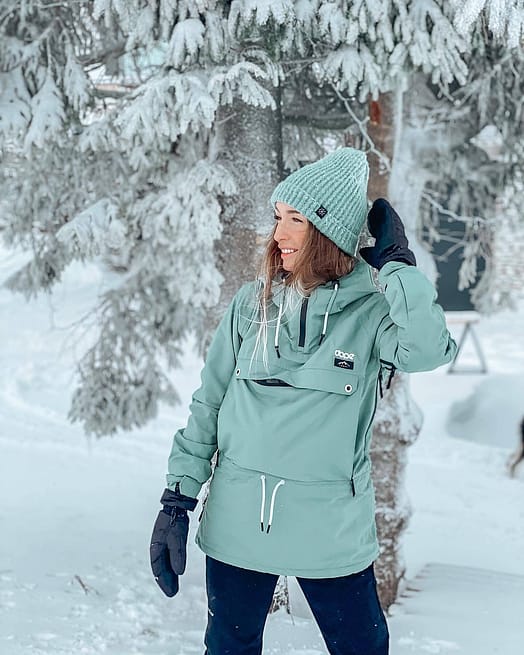 Cliente @sabinapuskova en Dope Chunky 21 Gorro Faded Green