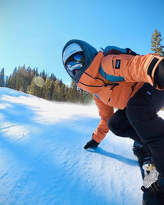 Zákazník @cbuena_ v Dope Akin W 21 Bunda na Snowboard Dámské Peach Renewed