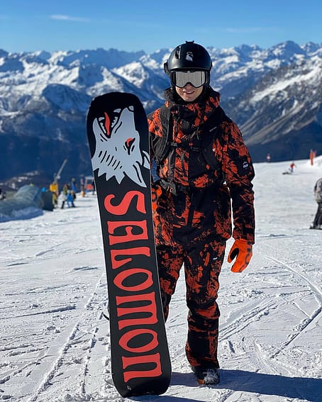 Klient @beppe_ventura w Dope Adept 21 Kurtka Narciarska Mężczyźni Paint Orange