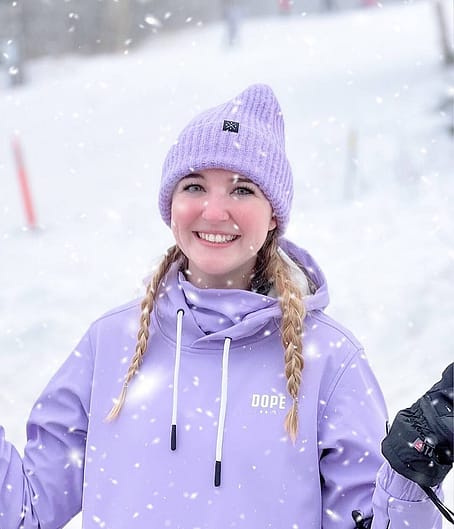 Cliente @ameliaarosee in Dope Wylie W Giacca Snowboard Donna Capital Faded Violet