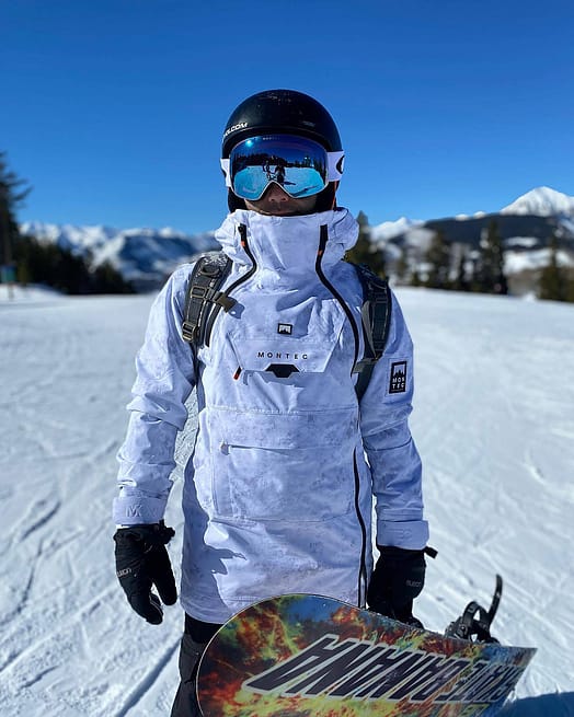 Zákazník @kev_baghaie v Montec Doom 21 Lyžařská Bunda Pánské White Tiedye