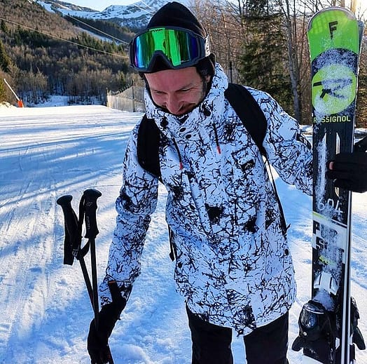 Cliente @giacomopellegrino in Dope Blizzard Full Zip 2021 Giacca Snowboard Uomo Rock