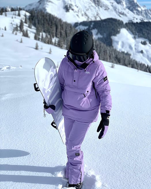 Zákazník @lauraakretz v Dope Puffer W 2021 Lyžařská Bunda Dámské Faded Violet