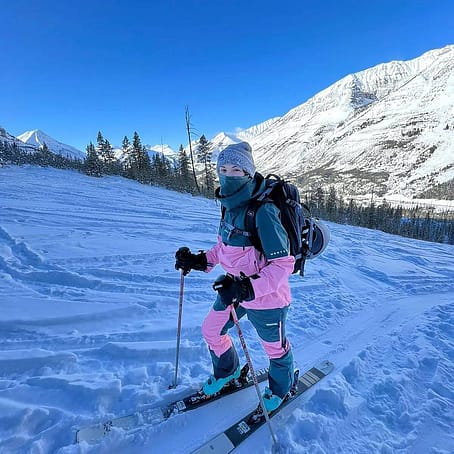 Zákazník @maude_segleski v Montec Dune W 21 Lyžařská Bunda Dámské Dark Atlantic/Pink