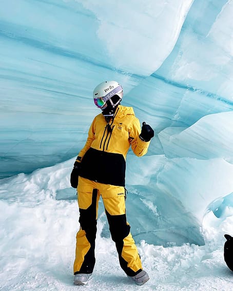 Klant @sky.sheng in Montec Moss W 2020 Ski jas Dames Yellow/Black