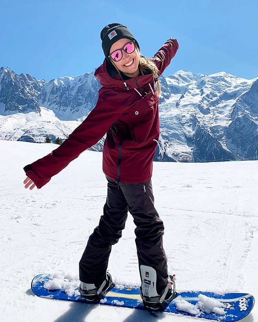 Zákazník @boho_blondiie v Dope Annok W 21 Bunda na Snowboard Dámské Burgundy Renewed