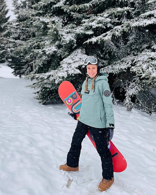 Zákazník @savanapwalker v Dope Blizzard W 21 Bunda na Snowboard Dámské Faded Green