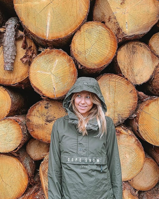 Client @dashismiles dans Dope Legacy Light W Veste Randonnée Femme Olive Green