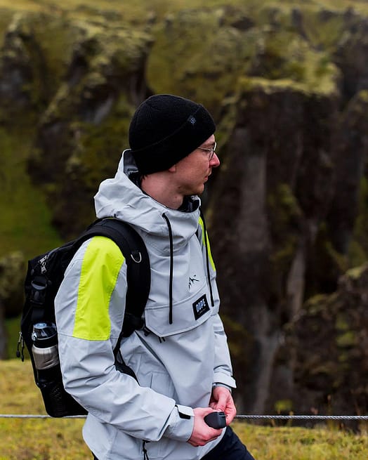 Cliente @amieegriffey in Dope Blizzard LE Giacca Sci Uomo Limited Edition Stripe Light Grey