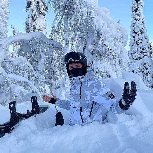 Klant @ksxauh in Dope Akin Snowboard jas Heren Grey Camo
