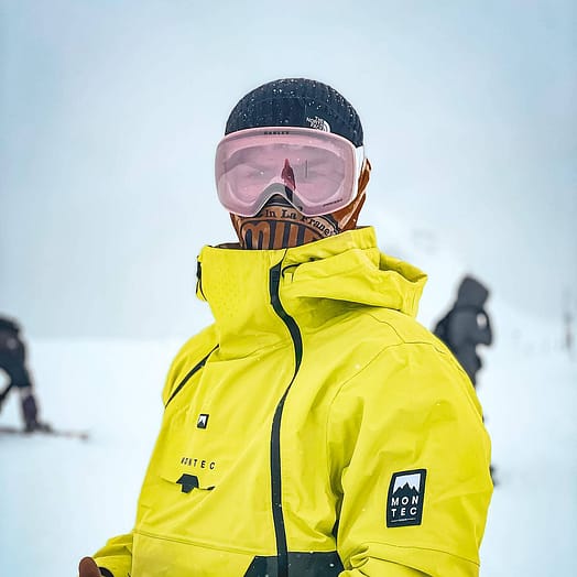 Zákazník @baptiste__bertin v Montec Doom Lyžařská Bunda Pánské Bright Yellow/Black/Phantom