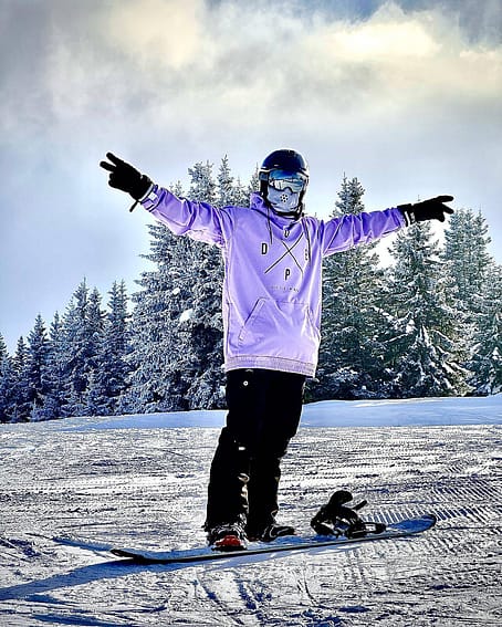 Klant @giannn_93 in Dope Yeti Snowboard jas Heren 2X-Up Faded Violet
