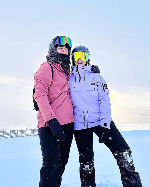 Klant @isabellasvanlund in Dope Annok W Ski jas Dames Faded Violet
